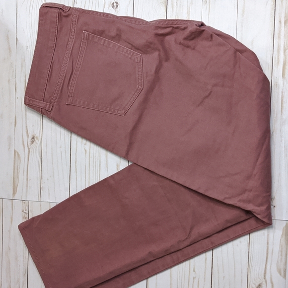 UJ Uniqlo Skinny Fit Straight Middle Rise Pink Jeans Size 28 x 33 - Picture 7 of 7